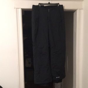 Black Columbia Snow Pants XL